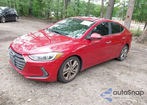 2017 Hyundai Elantra Limited from USA, damaged, VIN 5NPD84LF5HH123163